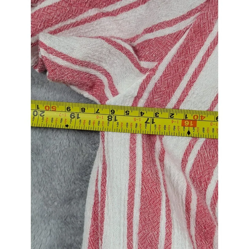 Michael Kors Dress Womens Size Medium Pink Linen Off The Shoulder Knee Length - Picture 5 of 7